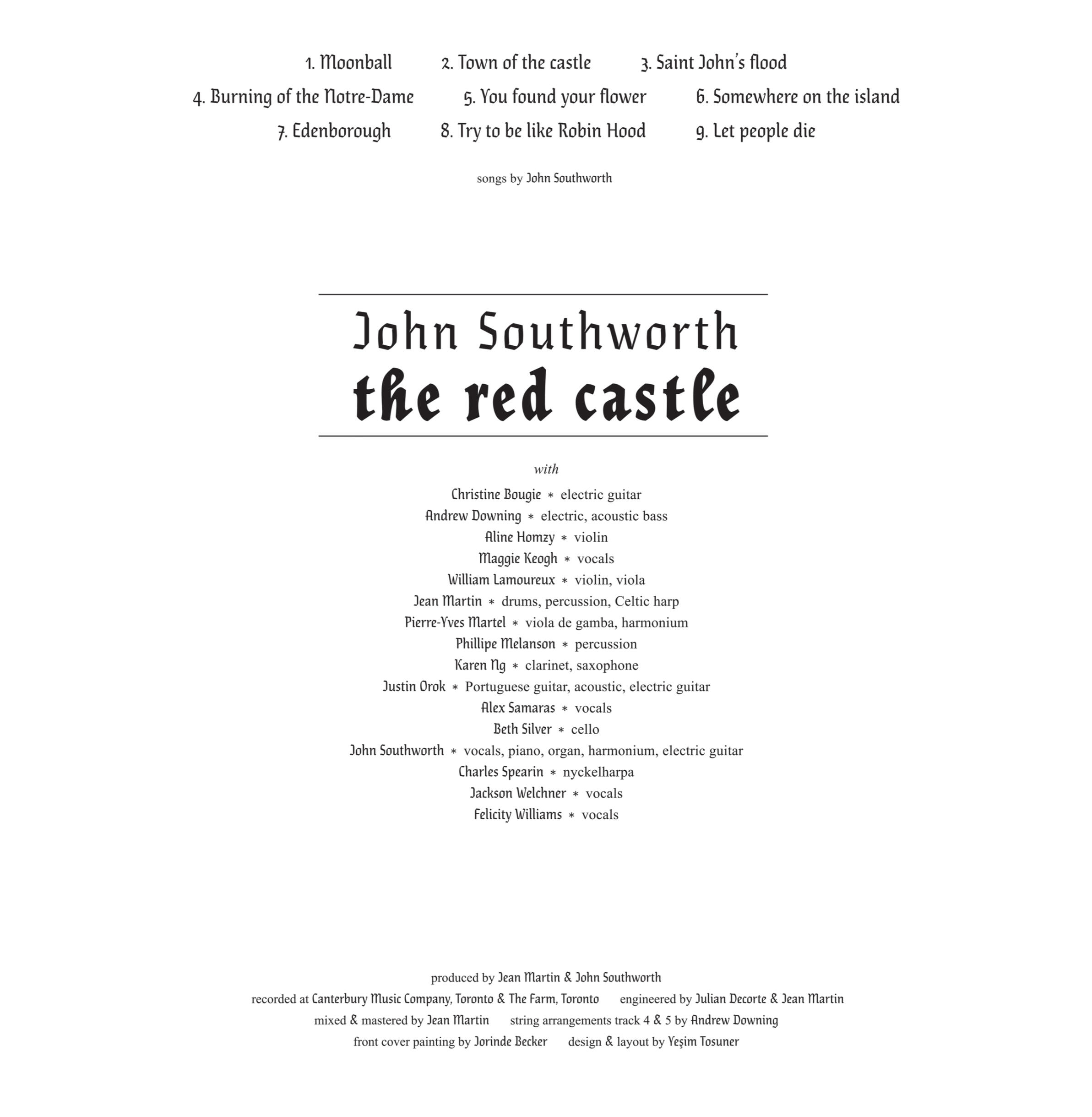 The Red Castle back cover